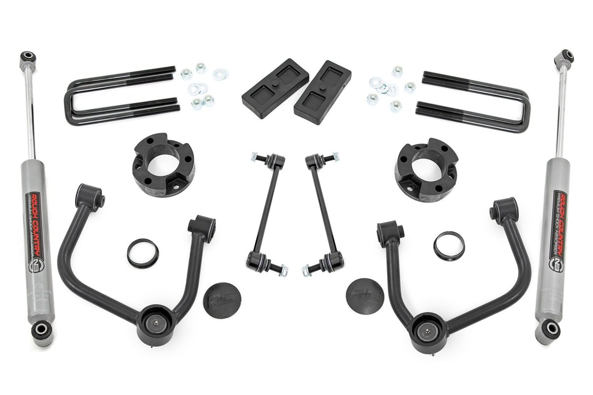 Ford Ranger Suspension Lift Kit - Front + Rear - Rough Country - 3.5 Inch - '24-'25